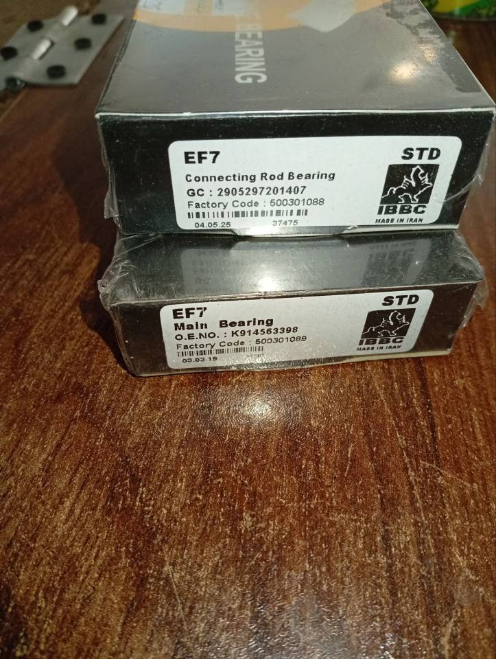 یاتاقان ثابت متحرک ef7 استاندارد