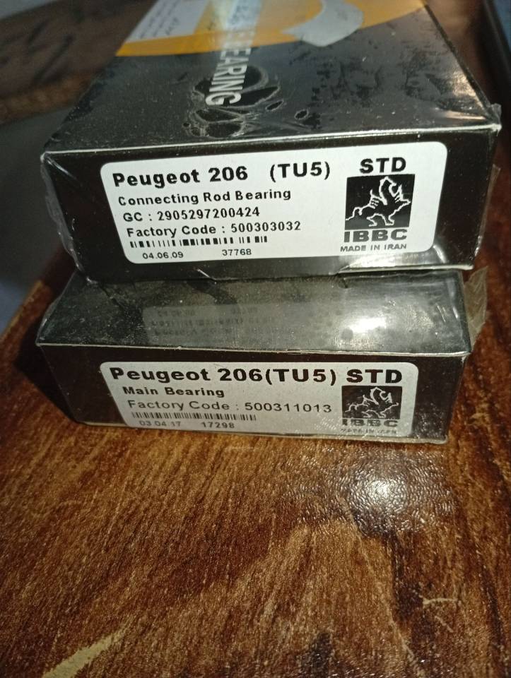 یاتاقان ثابت متحرک پژو ۲۰۶ tu5 بوش ایران ibbc std