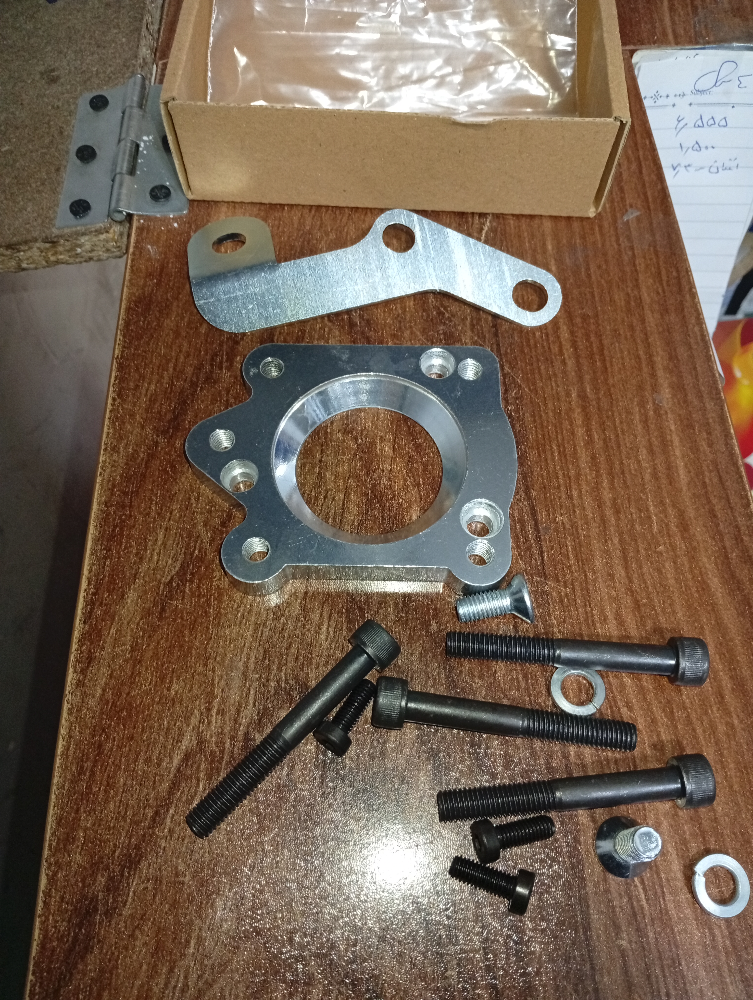 فلنچ تبدیل دریچه گاز نیسان به پژو xu7 با پایه سیمگاز و پیچ مهره